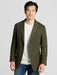 Mens Olive Green Winter Blazer - Hunter Sport Coat jacket Modern Fit 2 Buttons Style Notch
