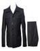 Mens 1970s Fashion Suits - 70's Mens Outfits in Color Black Blazers + Pants