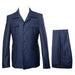 Mens 1970s Fashion Suits - 70's Mens Outfit in Color Navy Blazers + Pants