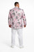 Mens Paisley Shawl Prom Tuxedo in Pink