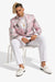 Mens Paisley Shawl Prom Tuxedo in Pink
