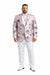 Mens Paisley Shawl Prom Tuxedo in Pink