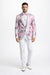 Mens Paisley Shawl Prom Tuxedo in Pink