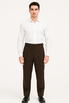 long rise big leg slacks Men's Fashion Wide Leg Pant  unhemmed unfinished bottom