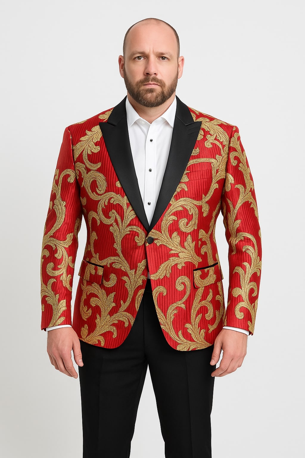 Red and Gold Suit