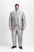 Mens Sharkskin Suits Men'S Shiny Silver Grey Sharkskin Boys Kids Youth 3 Piece Premium Suit Perfect For Toddler Suit Wedding Attire Outfits