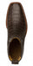 Mens Short Caiman Print Boots