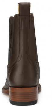Mens Short Caiman Print Boots