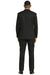 Mens Stacy Adams Modern Fit Vested Suit in Black Tonal Shadown Pinstripe