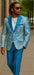 Mens Suit Sky Blue