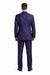 Mens Suit Brand 3 Piece Fashion Suit Vett Vested Solid Purple