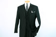 Mens Three Piece Suit - Vested Suit Mens Black Classic Cheap Priced Business Suits