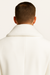 Mens White Wool Overcoat with Plush Faux Fur Shawl Collar – Alberto Nardoni Formal Winter Coat