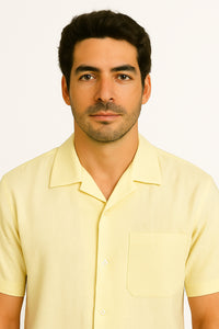 Mens walking suits casual two piece sets Summer Short Sleeve Shirt & Pants Casual Two Piece Mens Walking Outfit For Sale Pant Sets Casual Suit Set Men's Suit 100% Mens Linen Suit - Fabric – Cream