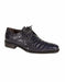 Mezlan Brand Mezlan Alligator Shoes - Mezlan Crocodile Shoes Men's Dress Shoes Sale By Mezlan In Blue