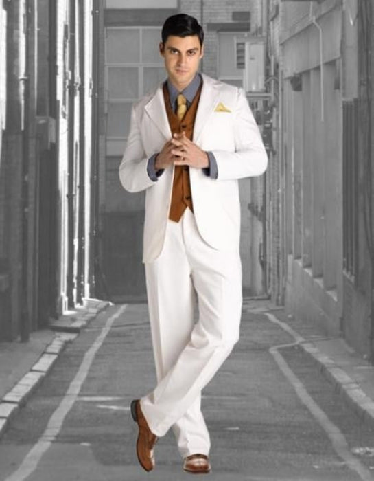 Mezlan Brand Mezlan Men's Dress Shoe Sale Men's Wedding Striking Custom Made Off-White Wedding Suits Costumes Outfit Male Attire For Men Three Piece Suit