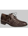Mezlan Brand Mezlan Men's Dress Shoes Sale Men's Brown Genuine Crocodile Skin Shoes