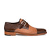 Mezlan Mens Mezlan Phoenix Monk Strap Deerskin Cap Toe Dress Shoe in Black - LAST CALL 14