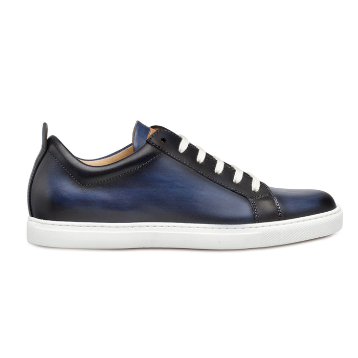 Mens Mezlan Artemis Classic Calfskin Tennis Shoe Sneaker in Honey