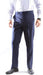 Men's Super 150's Poly/Viscose Wool Feel 2-Button Midnight Blue Suit by Caravelli