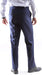 Men's Super 150's Poly/Viscose Wool Feel 2-Button Midnight Blue Suit by Caravelli