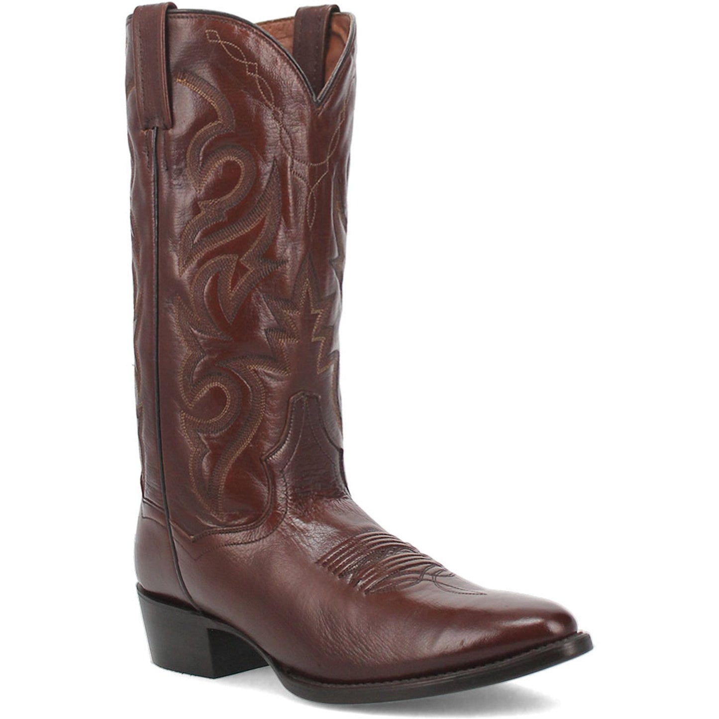 Dan Post Men Milwaukee 13 Round Toe Tan Leather Cowboy Boot - Image 6