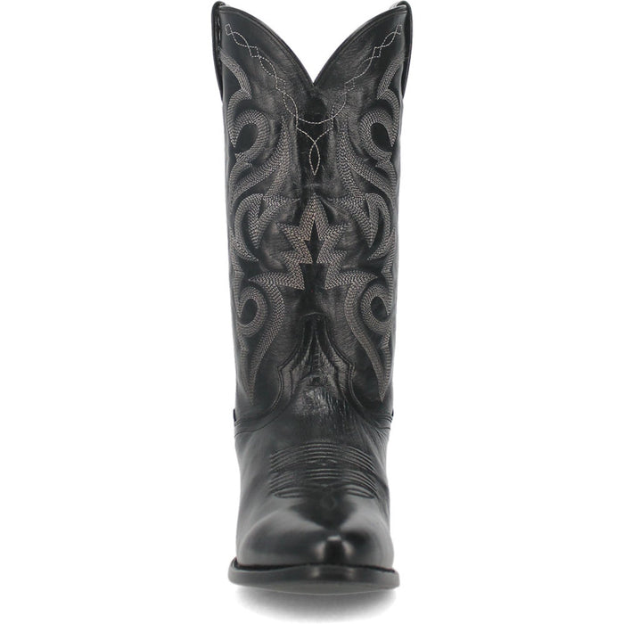 Dan Post Men’s Milwaukee 13 Round Medium Toe Black Leather Cowboy Boot