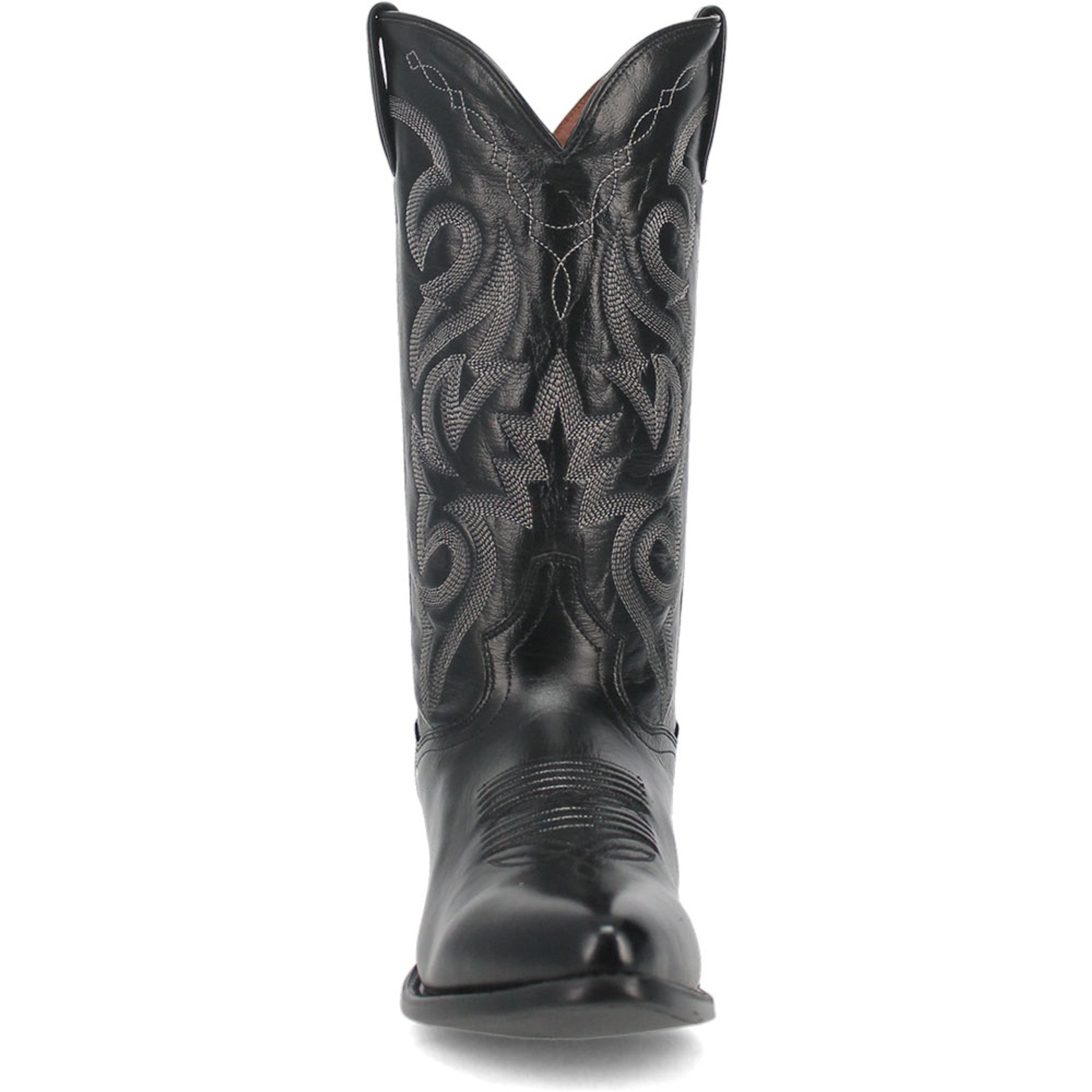 Dan Post Men’s Milwaukee 13 J Pointed Toe Black Cowboy Fine Leather Boot - Image 5