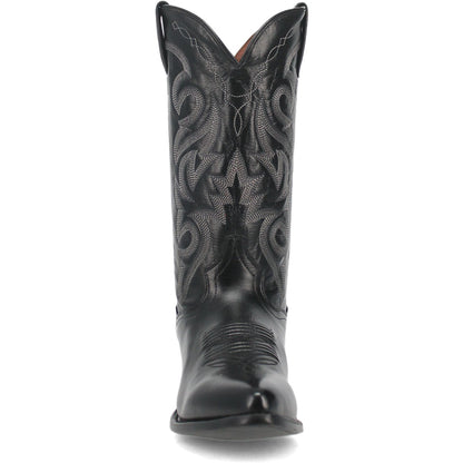 Dan Post Men’s Milwaukee 13 J Pointed Toe Black Cowboy Fine Leather Boot - Image 5