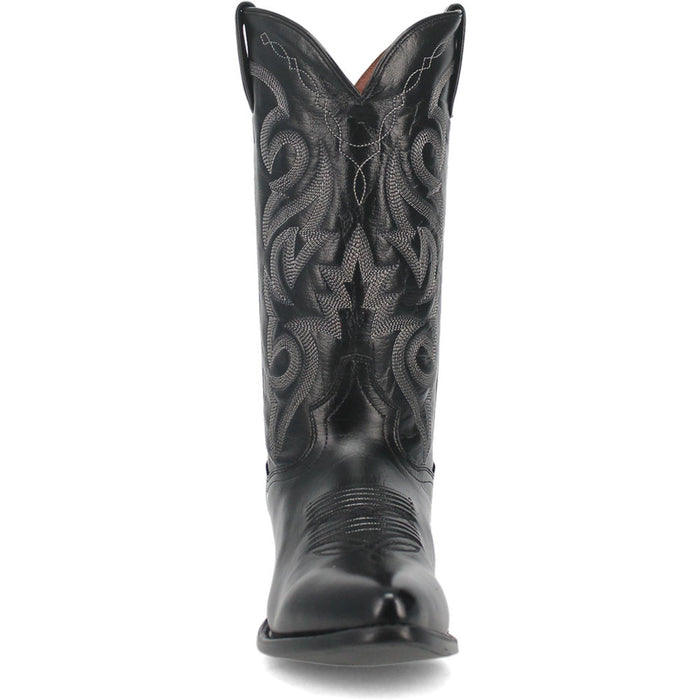 Dan Post Men’s Milwaukee 13 J Pointed Toe Black Cowboy Fine Leather Boot - Image 5