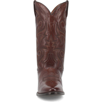 Dan Post Men Milwaukee 13 Round Toe Tan Leather Cowboy Boot - Image 5