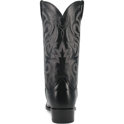 Dan Post Men’s Milwaukee 13 J Pointed Toe Black Cowboy Fine Leather Boot - Image 4