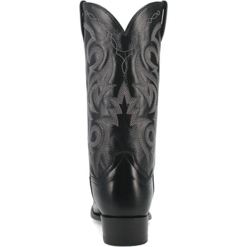 Dan Post Men’s Milwaukee 13 J Pointed Toe Black Cowboy Fine Leather Boot - Image 4