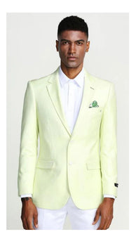 Mint Green Blazer - Light Green Blazer For Men