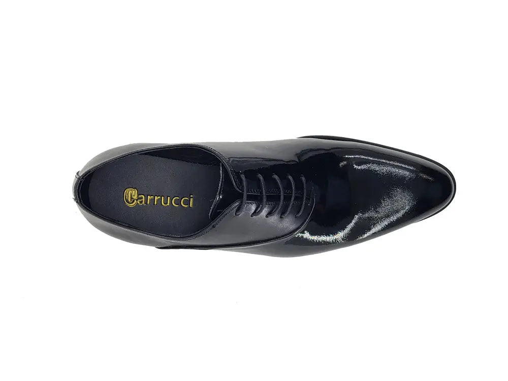 Carrucci Mix Media Patent Leather Oxford