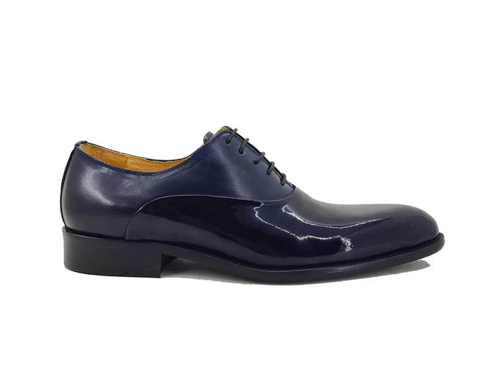 Carrucci Mix Media Patent Leather Oxford