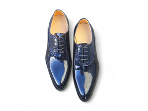 Carrucci Mix Media Patent Leather Oxford