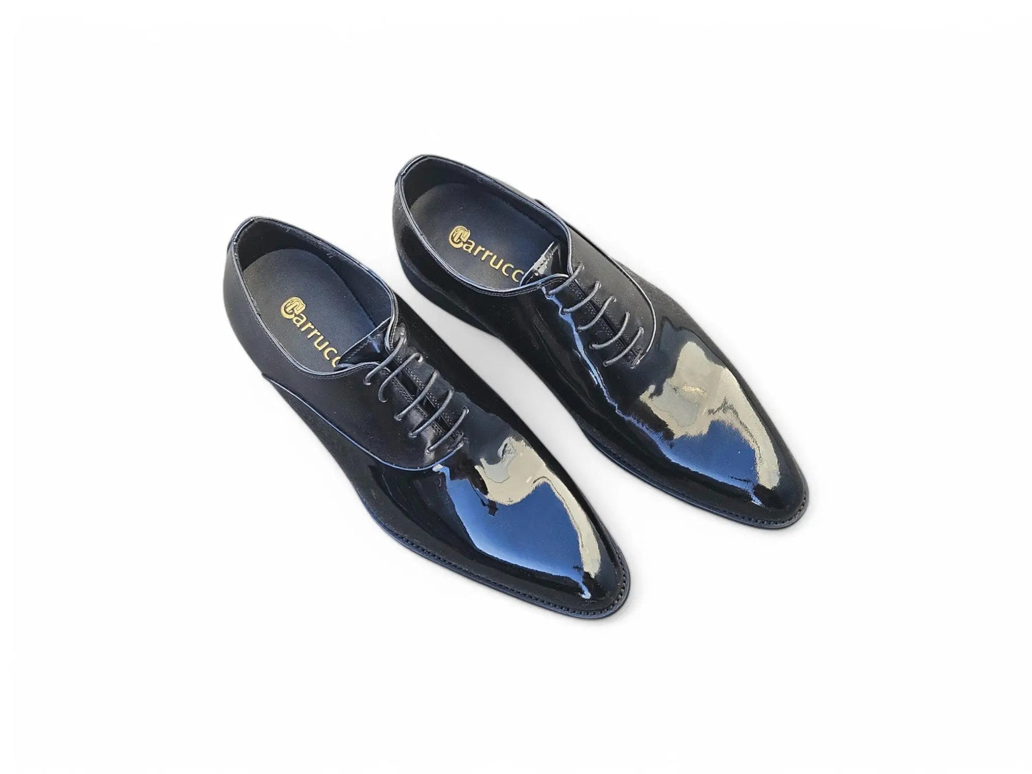 Carrucci Mix Media Patent Leather Oxford