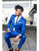 Mix and Match Suits Men's Saphire~Royal ~ Indigo ~ Bright Blue ~ Cobalt New Blue 2 Button  Dress Suits for Men Separate Any Size Jacket & Pants