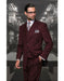 Mix and Match Suits Men's Suit Separates Wool Fabric Burgundy Suit