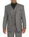 Mix and Match Suits Men's Suit Separates Wool Fabric Gray Suit By Alberto Nardoni Brand