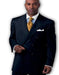 Mix and Match Suits Men's Suit Separates Wool Navy Blue Suit By Alberto Nardoni Brand
