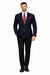 Mix and Match Suits Men's Quality 2 Buttons Portly   Blazer / Sport coat Black Executive Fit Suit - Mens Portly Suit