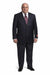 Mix and Match Suits Men's Quality 2 Buttons Portly   Blazer / Sport coat Black Executive Fit Suit - Mens Portly Suit