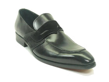 Carrucci Mixed Media Modern Penny Loafer