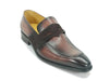 Carrucci Mixed Media Modern Penny Loafer