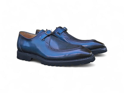 Carrucci Moc Toe Single Monk Loafer