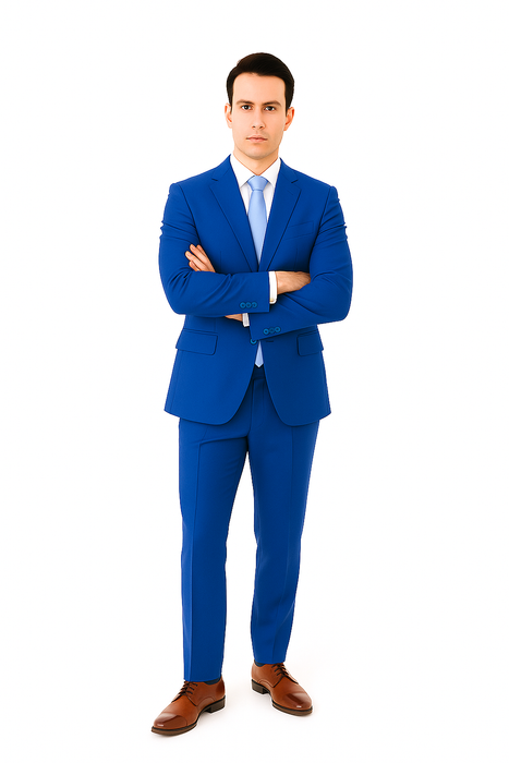 Renoir Suits - Renoir Fashion Verno Albani Men's Dark Navy Classic fit 2-Piece Suit