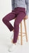 Men’s slacks Wine Ganagster Chalk Striped ~ Pinstripe 1920's Style Flat Front or  Pleated Pants Available In Big And Tall unhemmed unfinished bottom