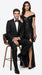 Tiglio Men’s Black Peak Lapel 2-Piece Suit – Classic Wedding, Business and Formal Suit